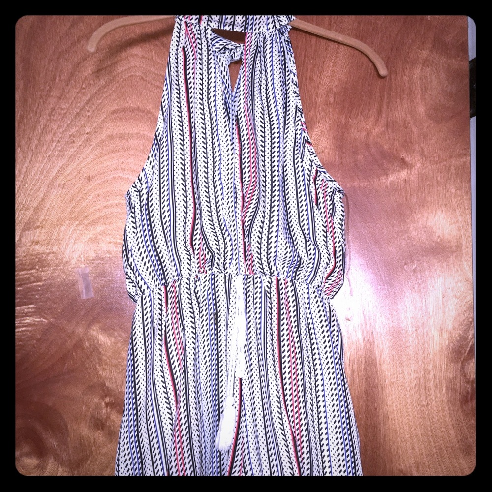 Spring Vibes High Neck Romper Size Small